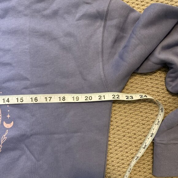 PACT S 100% Organic Cotton Ombre Lotus Fleece Lined Slouchy Sweatshirt. 🪷small - Picture 5 of 7